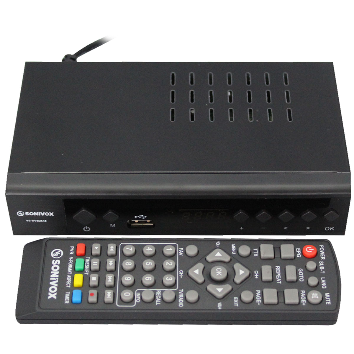 Decodificador Antena Tdt Receptor Tv Digital