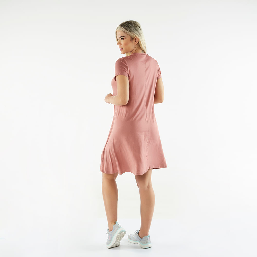 VESTIDO RIFLE MUJER 270B000 ROSA MEDIO