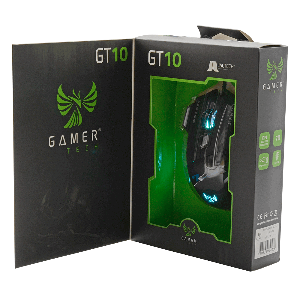 Mouse Usb Gamer Tech Gt10 10899