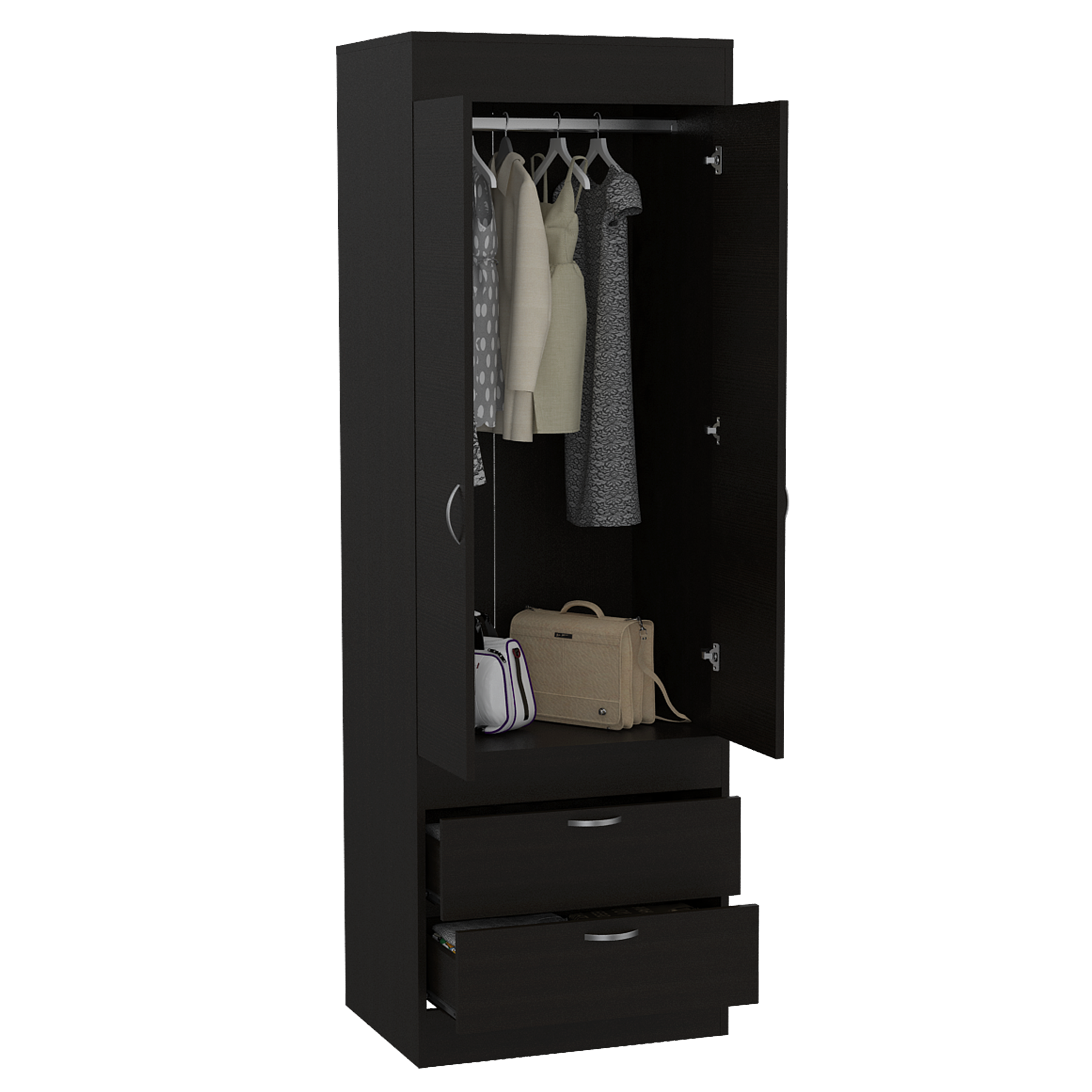 Closet Lisboa 2 Cajones RTA Wengue