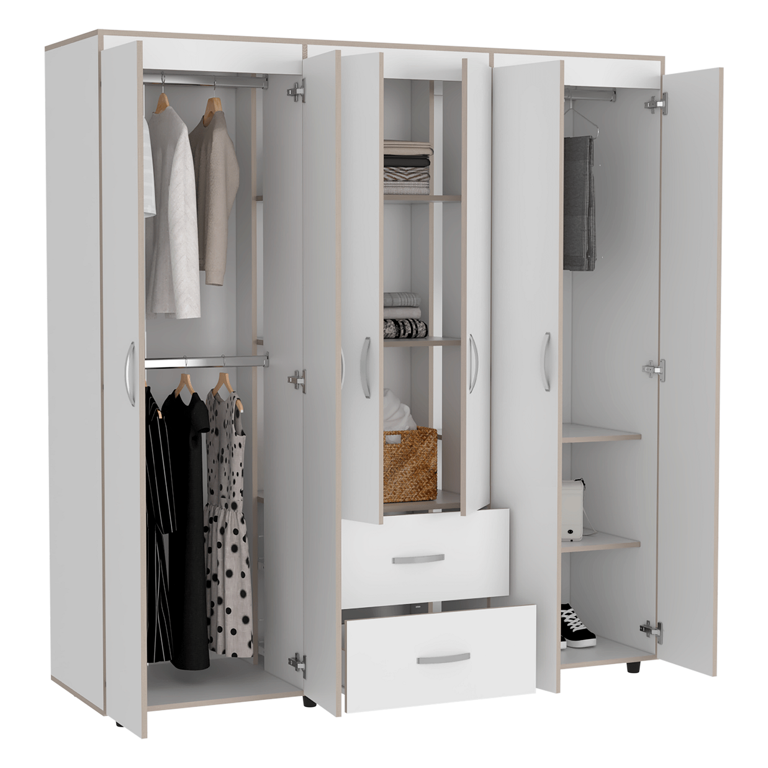 Closet Bariloche 180 X 170 X 50 RTA Blanco